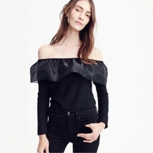 Black Off-Shoulder Top